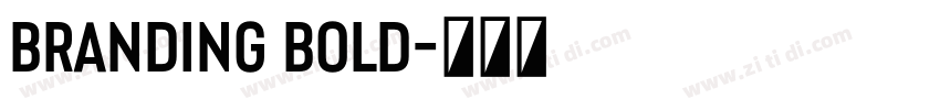 Branding Bold字体转换 Branding Bold字体转换